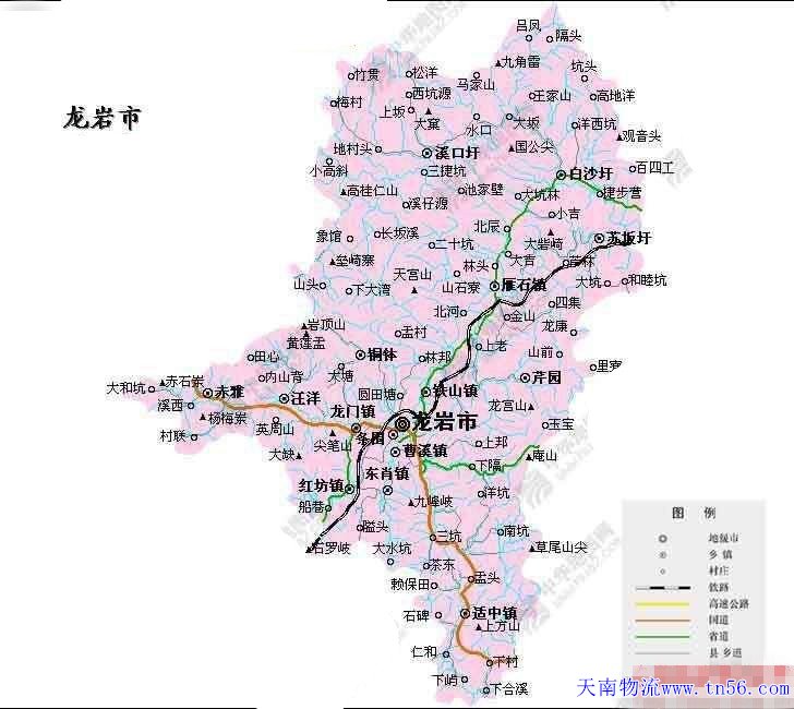 東莞到龍巖市地圖 www.dailysales.cn